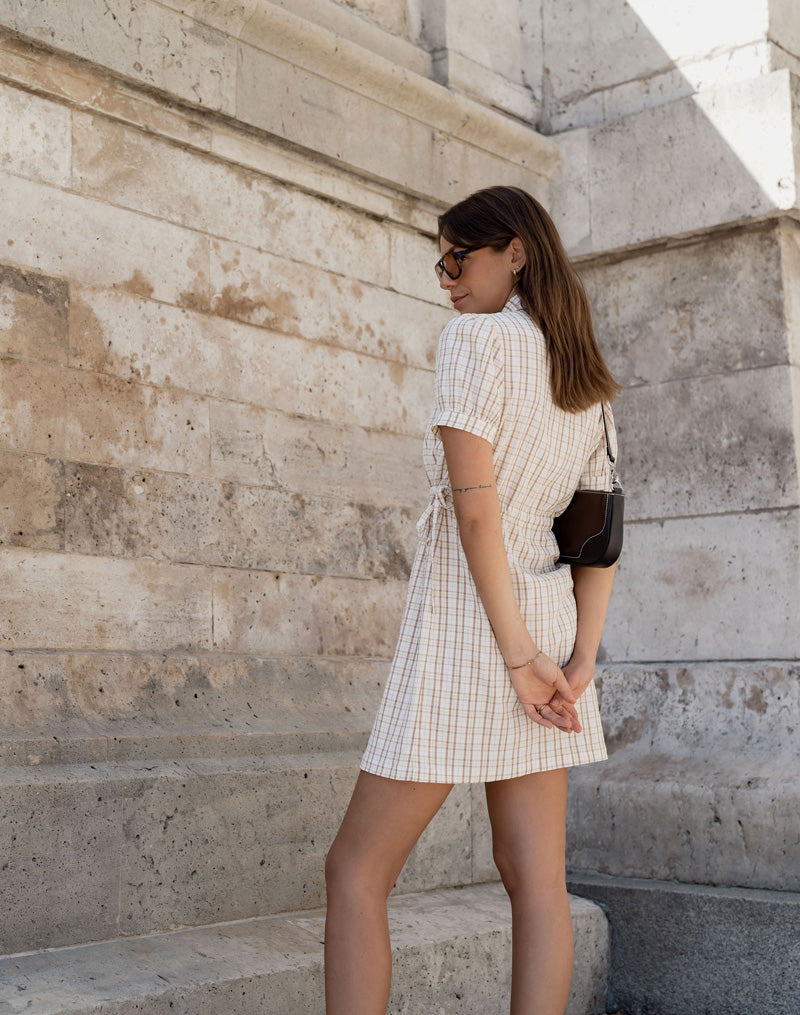Ash Grats wears the Dylan Drawcord Dress