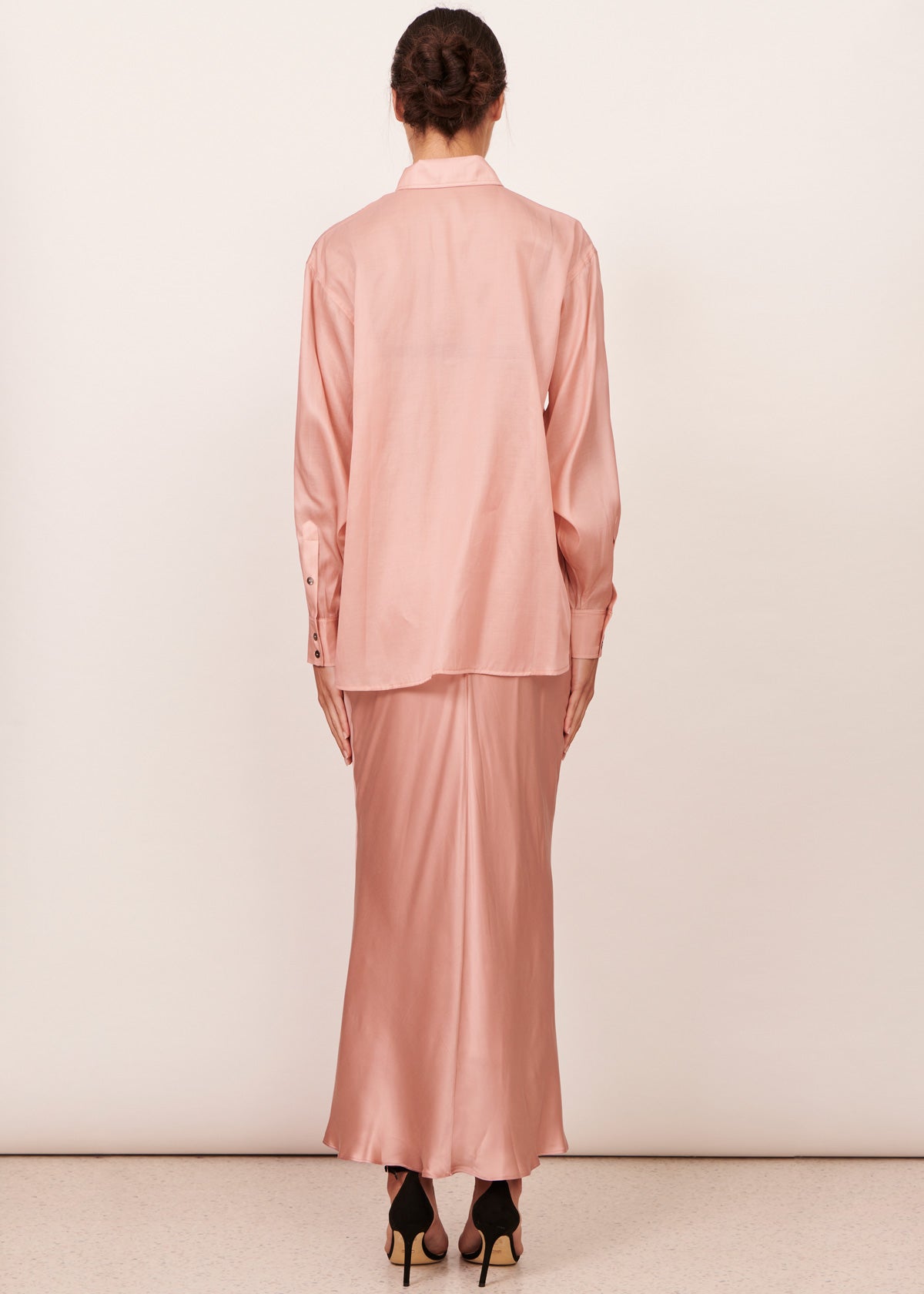 Delphine Silk Organdie Shirt - Pink