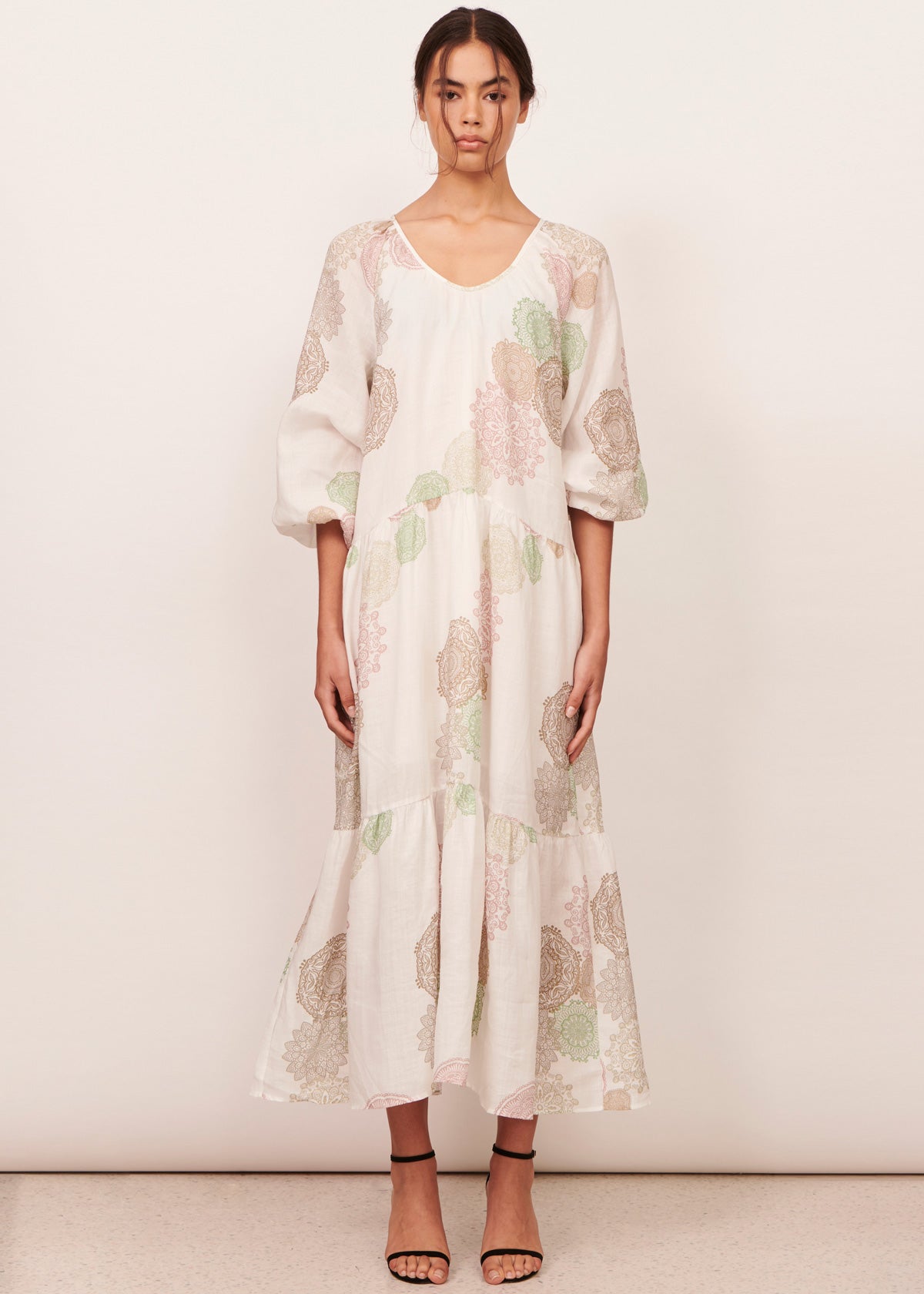 Ines Maxi Dress - Ivory