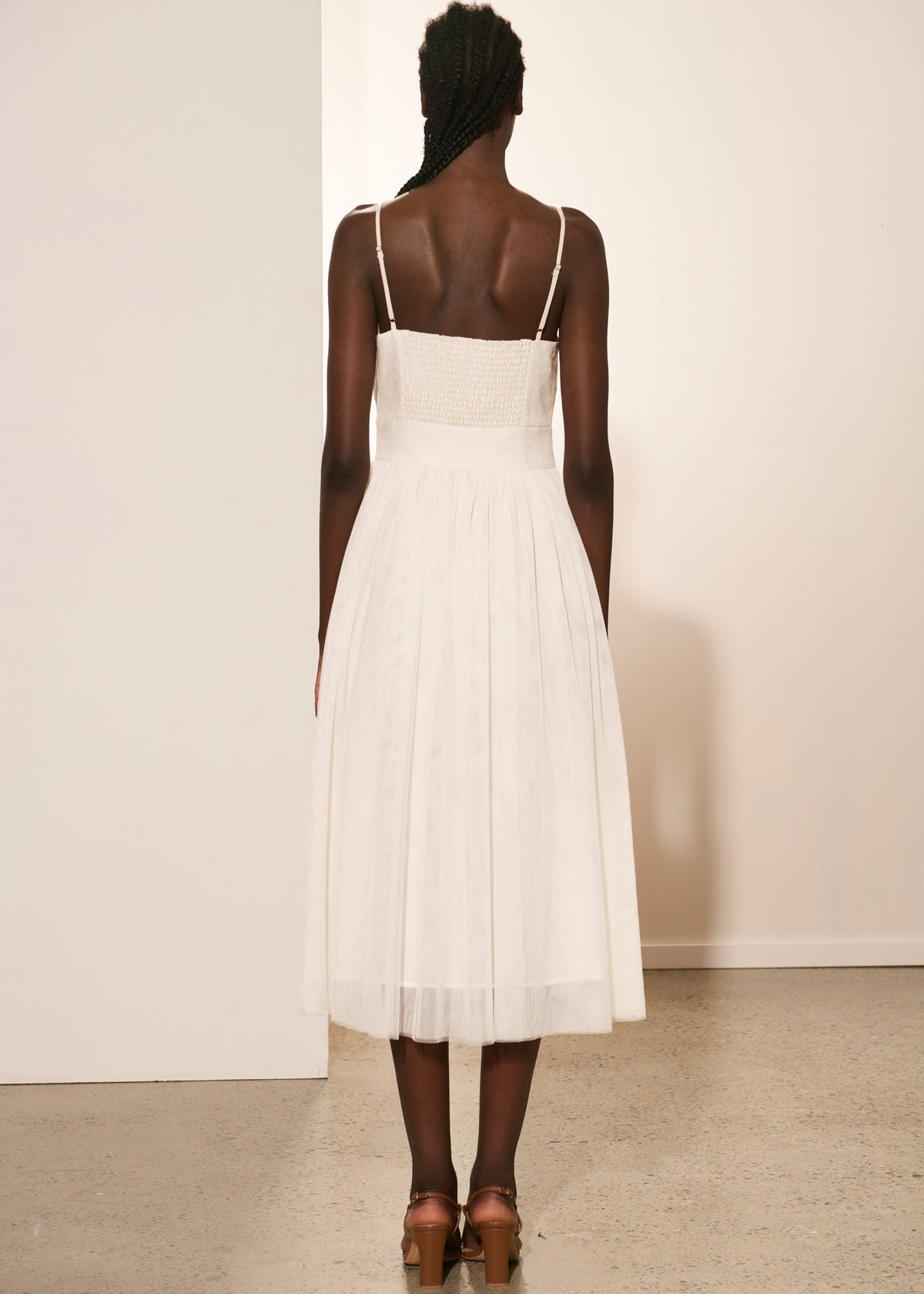 Nova Romantic Dress - Ivory