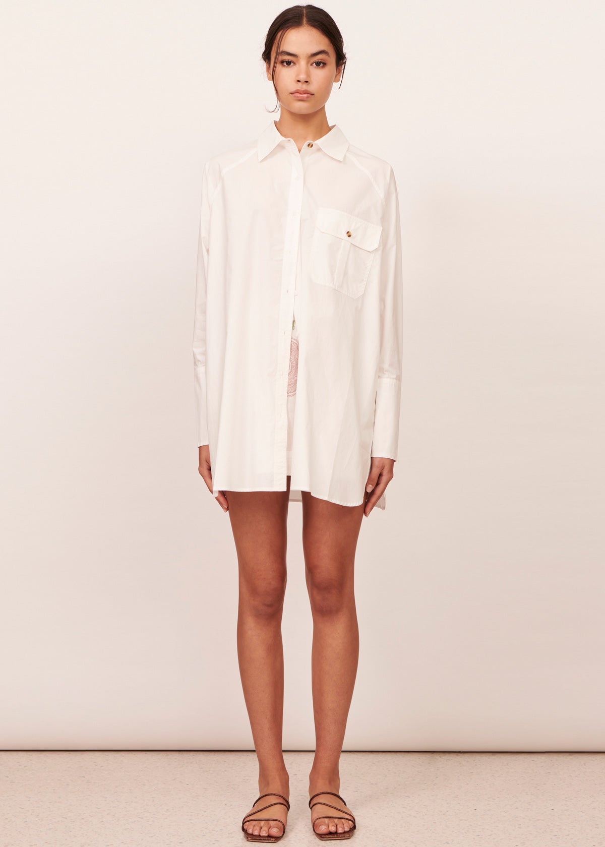 Brigitte Raglan Shirt - White