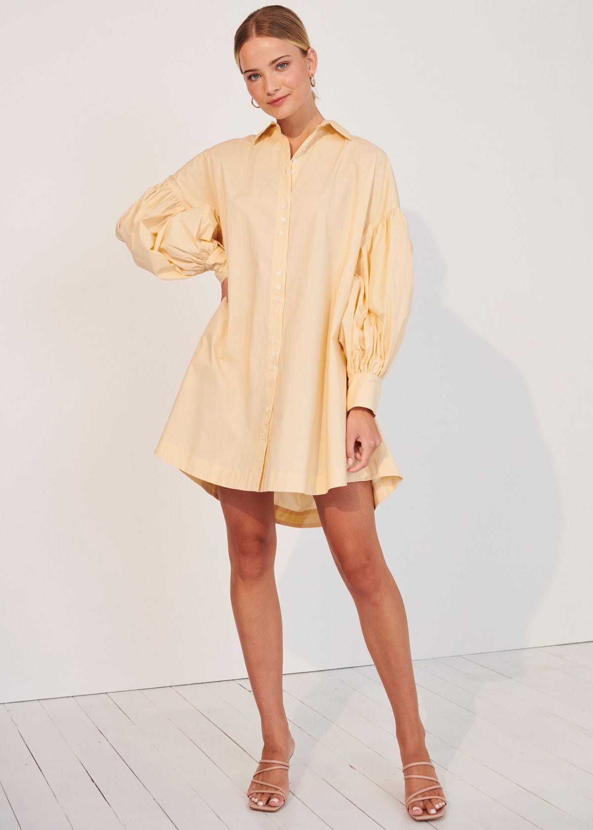 Ginevra Shirt Dress - Butter