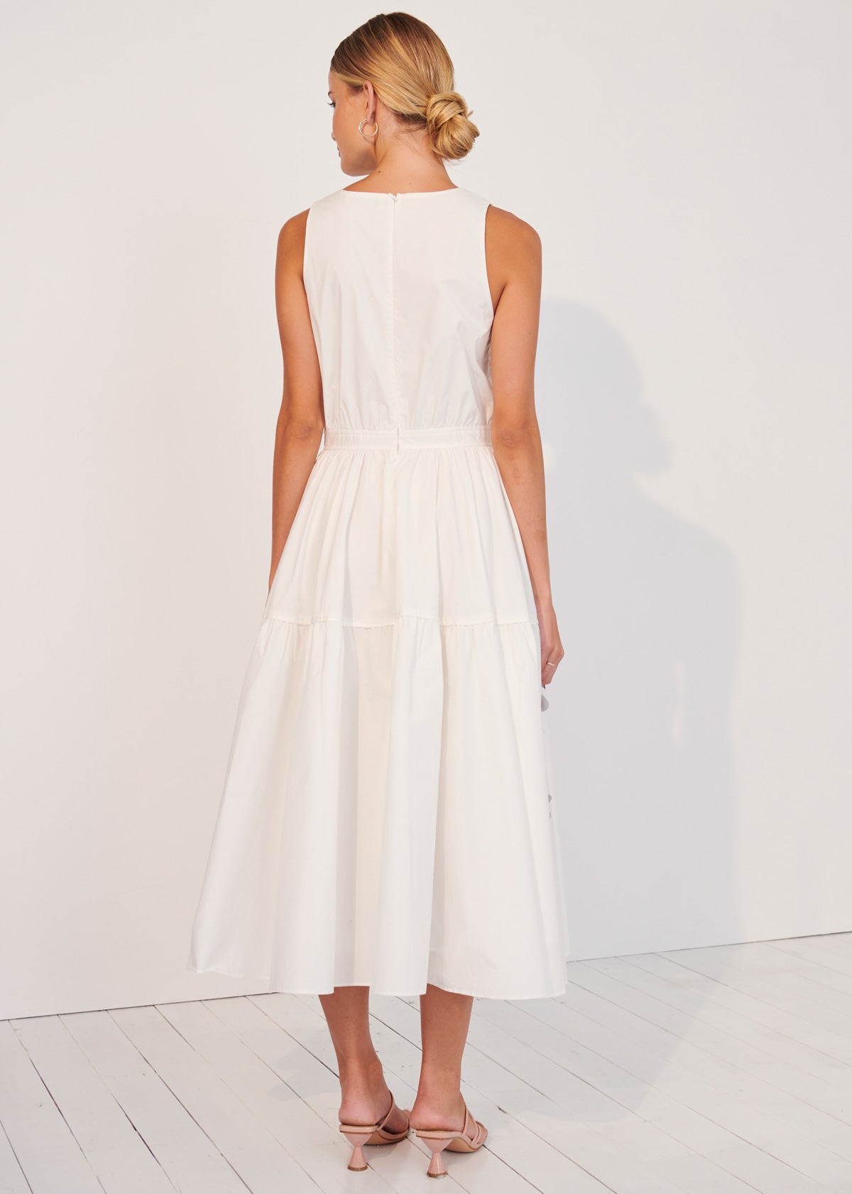 Chiara Midi Dress - White